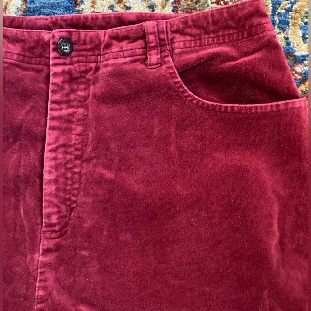 Vintage Red Velvet Vintage Sigrid Olsen Sport 14 Cotton Spandex Rust Jeans EUC